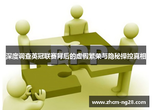 深度调查英冠联赛背后的虚假繁荣与隐秘操控真相